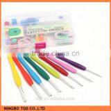 Hot Selling Plastic Crochet Hook Set Include Knitting Yarns,Thimble,Measuring Tape,Handle Knitting Needles Hooks thumbnail-4
