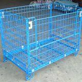 Stainless Steel Pallet Wire Mesh Storage Container For Warehouse