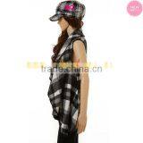 FACTORY Dazzle Tweed Wholesale Fleece Vest thumbnail-2