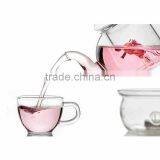 2016 Wholesale Price 1000ML Heat Resistant Glass Teapot With Infuser Coffee Tea Leaf Herbal thumbnail-4