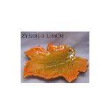 Sell Glaze Plate (Leaf Design) thumbnail-1