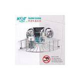 Suction Hook 1 Tier Corner Shelf thumbnail-1