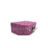 Cardboard Suitcase Box With Metal Closure and Handle for Children\'s Toys and Clothes