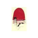 Single Layer Portable Rechargeable Mini Speakers Promotional Hat / Cap With Earphone thumbnail-1