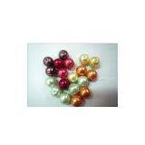 plastic pearl beads