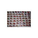 World National Flag Metal Badge