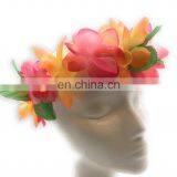 Hula Party Favors Necklaces Bacelets Set Hawaiian Luau Flower Leis Silk Headband Lei Headband Kauai Headband thumbnail-1