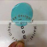 Thin Metallic Chrome Silver Round Adhesive Sticker thumbnail-4