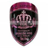 Custom Metal Wine Logo Adhesive Bottle Sticker Label thumbnail-6