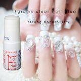 3g clear Nail glue cyanoacrylate nail art for stick fake/artificial nail