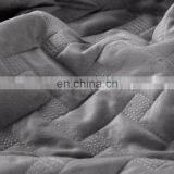 Delicate Multi Purpose Movable Woven Queen 100% Microfiber Polyester Quilt Bedspread Set thumbnail-5
