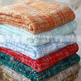 Acrylic Woven Spaced Chunky Grid Blanket thumbnail-6
