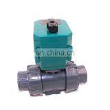 DN50 2 Inch 50mm 12v Upvc Plastic Pvc Electric Motorized Actuator Valve thumbnail-3