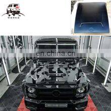 G Class W463 FRP Material Hood Cover Fit for G-wagon W463 G500 G550 G55 G63 G65 Bonnet With B Logo thumbnail-2