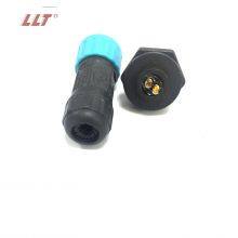 IP68 2pin Push Lock Wire Waterproof Panel Power 2 3 4 5 6 7 8pin Socket and Plug M12 thumbnail-2