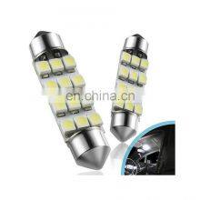 Led Bulb Sensor Dome 9W Led Light Bulb Led Bulb Cover For Car - 41Mm 42Mm Festoon 1.72 Inch Interior Lights 6000K Xenon White thumbnail-1