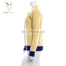 Women Knitted Cashmere Cardigan With Pearl Button thumbnail-2