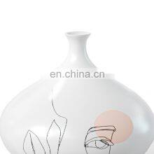 Modern Ceramic Face Home Interior Decoration Vase thumbnail-4