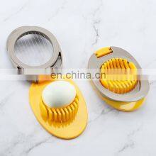 Favourable Price Stainless Steel Handheld Non Electric Cutter Single Egg Slicer Grey thumbnail-1