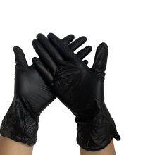 Black Disposable Barber Gloves For Hair Dye Blend Nitrile Gloves thumbnail-1