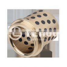 CNC JDB Flanged Brass Oilless Bushing Bearing With Graphite thumbnail-5