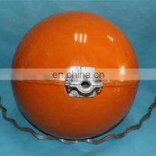 400mm 600mm Diameter Orange Color Fiberglass Aerial Marker Spheres thumbnail-2