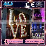 ACS Free Standing Wedding Decoration Light Bulb Led Love Letters thumbnail-3