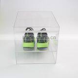 Clear Acrylic Glass Shoe Display Case, Acrylic Shoe Display Box thumbnail-2