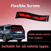 LKT LED Car Full Color Display Soft Screen With USB & for Bluetooth Flexible Advertising APP Smart Window Door New Condition thumbnail-4