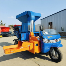 24 hp Diesel-powered Vehicle-mounted Hay Cutter, Self-dumping Three-wheeled Crusher, Semi-enclosed Pasture Grass Cutter thumbnail-2