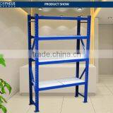 Clothing Factory Storage Rack Blue Warehouse Racking Storage Material and Garment Heavy Duty Metal Shelf With 4 Tiers thumbnail-2