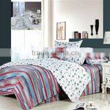 Pigment Print Strip Design Bedding Cotton Duvet Cover Bed Set thumbnail-1