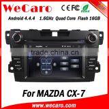 Wecaro Android 4.4.4 Navigation System 7" Double Din for Mazda Cx-7 Autoradio Car Dvd Gps Car Stereo tv Tuner thumbnail-1