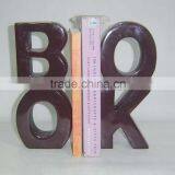 Aluminum Book Bookend, Library Bookend, Decorative Bookends thumbnail-1
