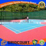 portable badminton court flooring