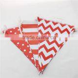 Wholesale Party Supplies Paper Triangle Flag Banners for Wedding Decoration thumbnail-4