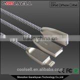 MFi Certified Cable Nylon Complex Braided Zinc Alloy 8pin USB Cable for Apple With MFi Approval for IPhone7/7plus thumbnail-4