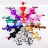 Babygirl Shiny Chiffon Flower Hair Bow Headbands With Bowknots