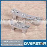 China Zinc Alloy Crystal Rhinestone Furniture Handle