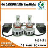6 Gen Fanless All in One CANBUS LED Headlight H8 H11 thumbnail-1