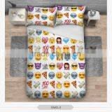 Fashion Color Emoji 3D Print Bedding Sets Soft Home Textile Four Season Collection Colorful Print Funny Animal Children Printing thumbnail-3
