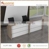 Maple and White Office Front Counter Design
