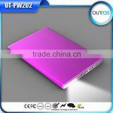 2015 Super Slim Solar Cell Solar Power Bank 12000mah