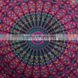 Large Mandala Round Floor Cushions Indian Pillow Cover Decorative Throw Pillow Case Pom Pom Roundie Boho Pillows