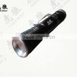 Mini LED Flashlight Torch Light Clip Adjustable Focus Zoom Function thumbnail-3