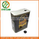 Metal Material and oil packaging Use Olive Oil Tin
