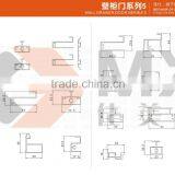 Aluminium Sliding Wardrobe Door Profile High Quality Low Price thumbnail-1