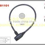 Steel Bicycle Motorcycle Cable Lock With Keys Good Quality Locker thumbnail-1