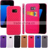 Hot Sale Diamond Pattern Skin Oil Side Leather Case, PC Hard Cover With Card Slot on the Back for Iphone 6S/6 Plus thumbnail-2