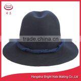 3 Pits Wide Brim Wool Fedora Hat thumbnail-2